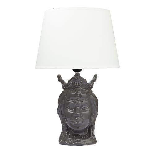 baroni-home-illuminazione-lampe-table-c-ramique-anthracite-e27 image 8