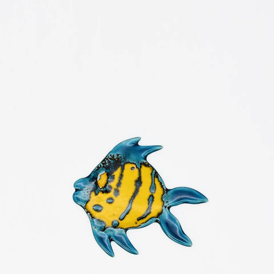 luisa-paix-o-suspension-poisson-c-ramique-jaune-bleu-15x13-cm image 1