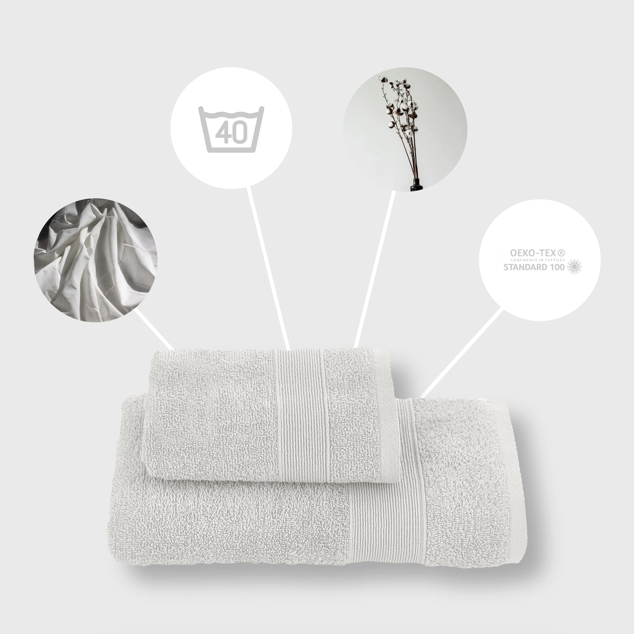 baroni-home-tessile-bagno-lot-2-serviettes-coton-blanc-55x100 image 6