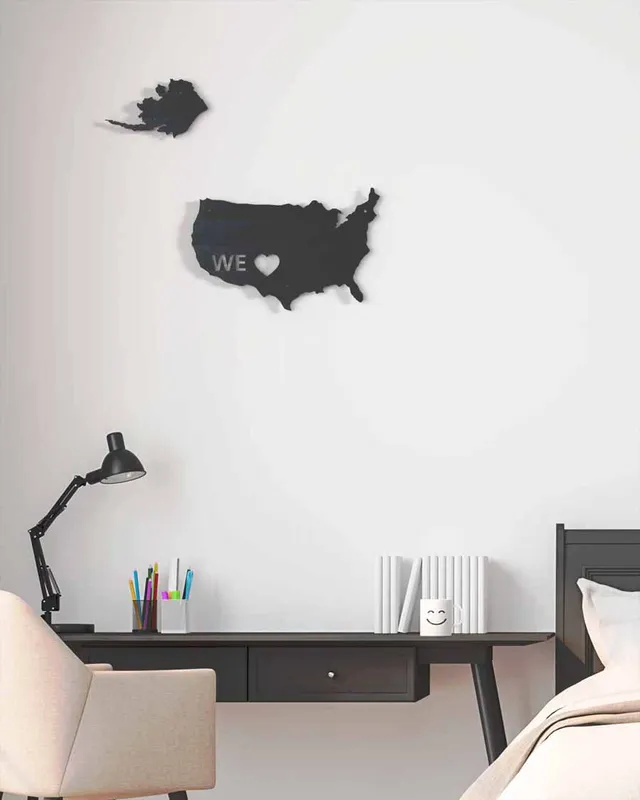 je-suis-art-we-love-usa-carte-monde-tableau-m-tal image 1