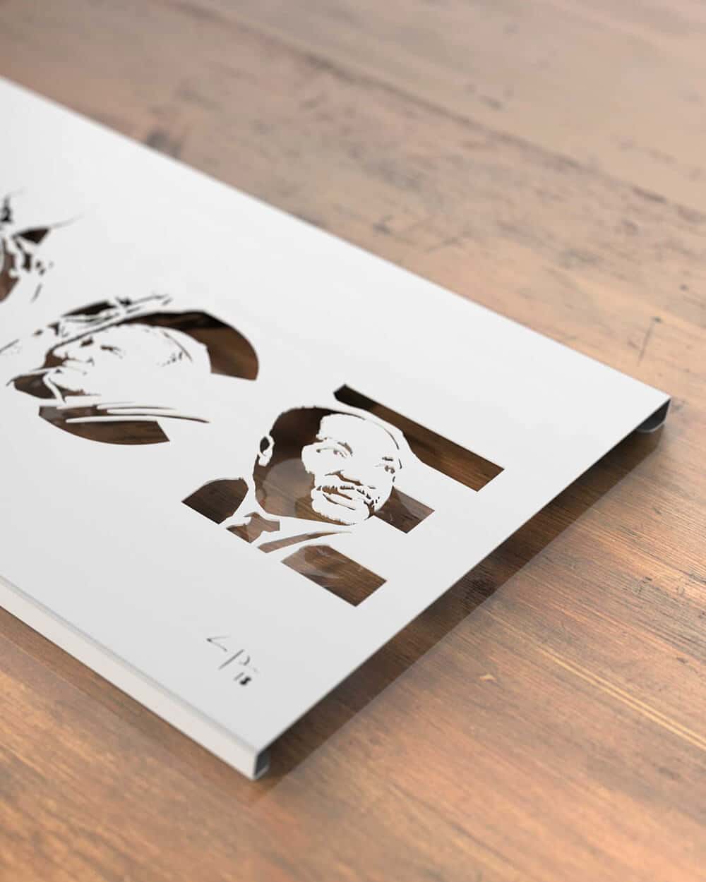je-suis-art-tableaux-peace-tableau-m-tal-mandela-gandhi image 2