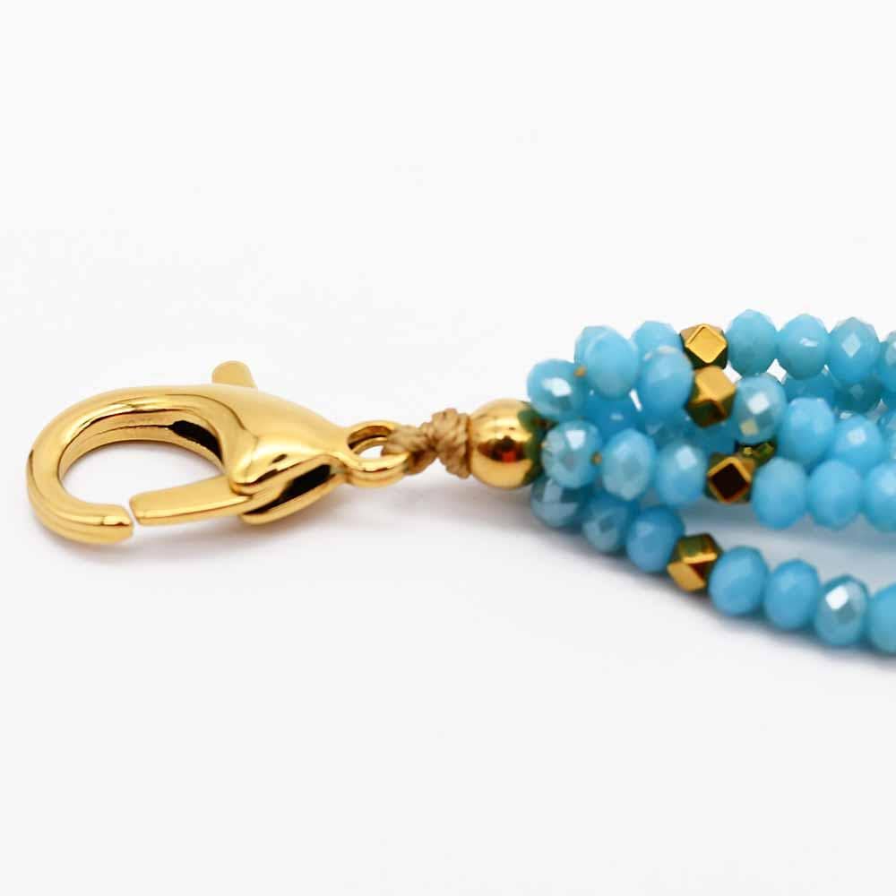 luisa-paix-o-bracelet-perles-verre-turquoise-18-22-cm image 3
