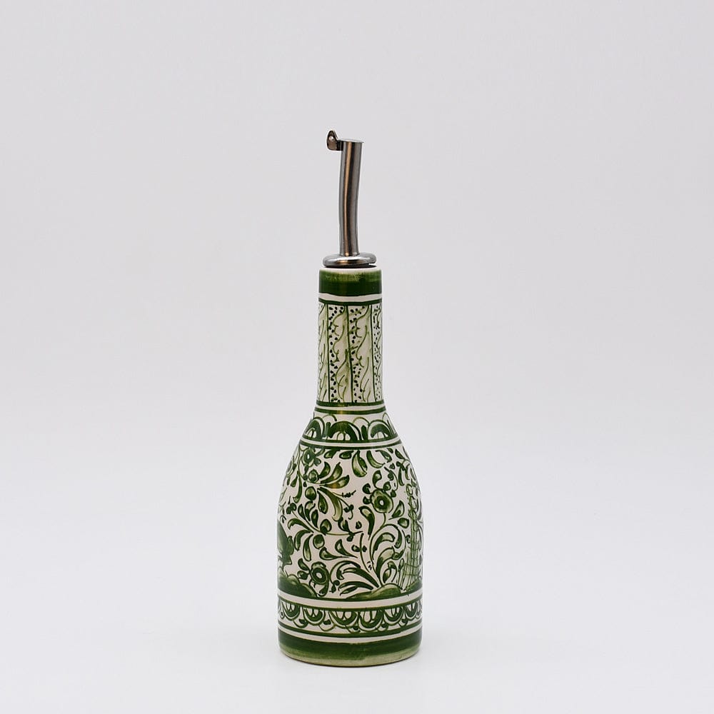 luisa-paix-o-vaisselle-portugaise-carafe-huile-verte-17cm image 1
