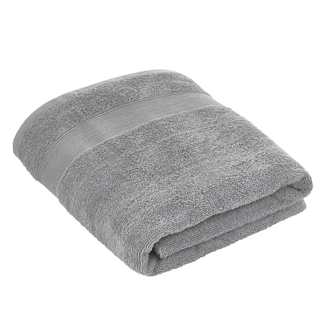 baroni-home-tessile-bagno-drap-de-bain-90x140-cm-gris-coton image 1
