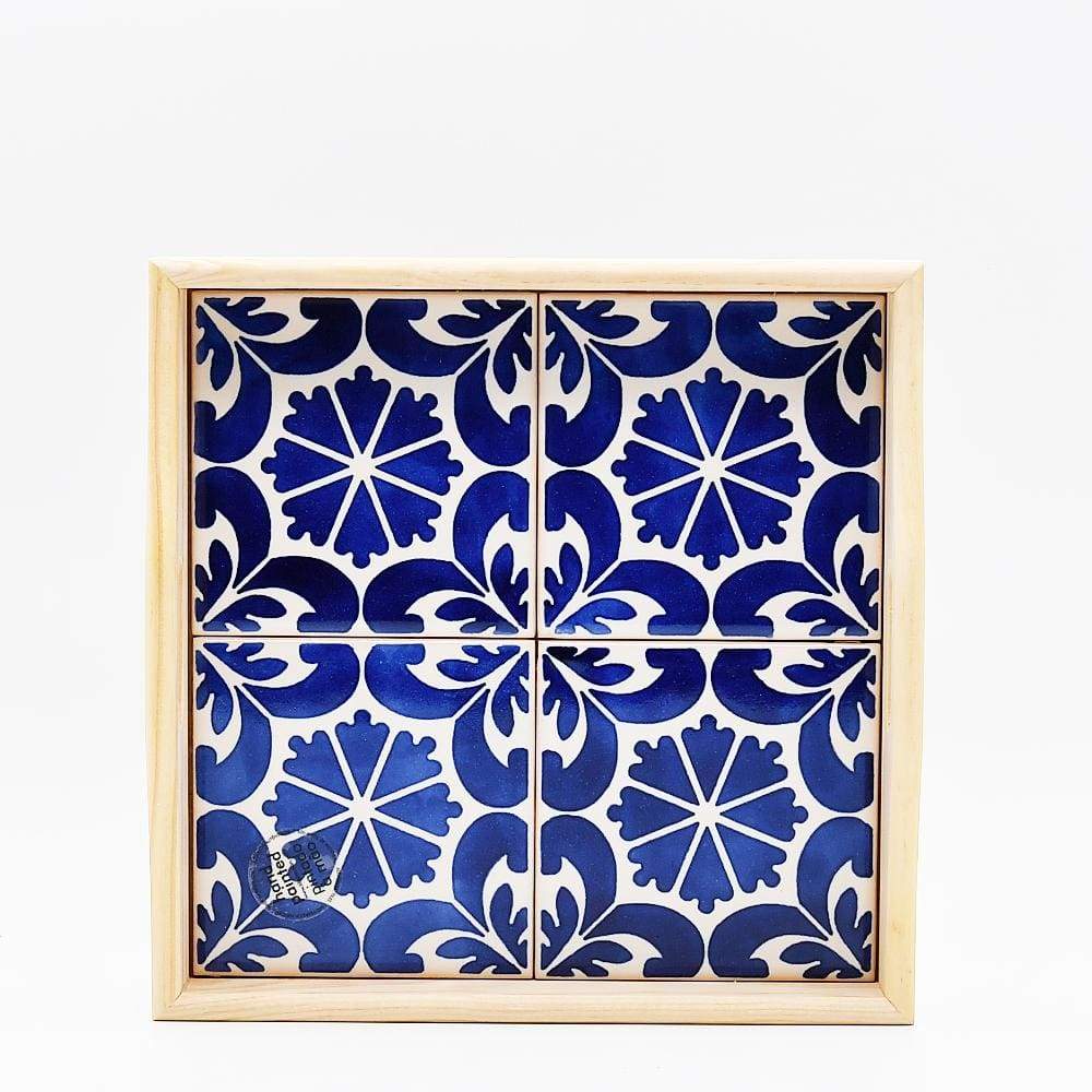 luisa-paix-o-vaisselle-portugaise-plateau-azulejos-bleu-cobalt-23-cm image 1