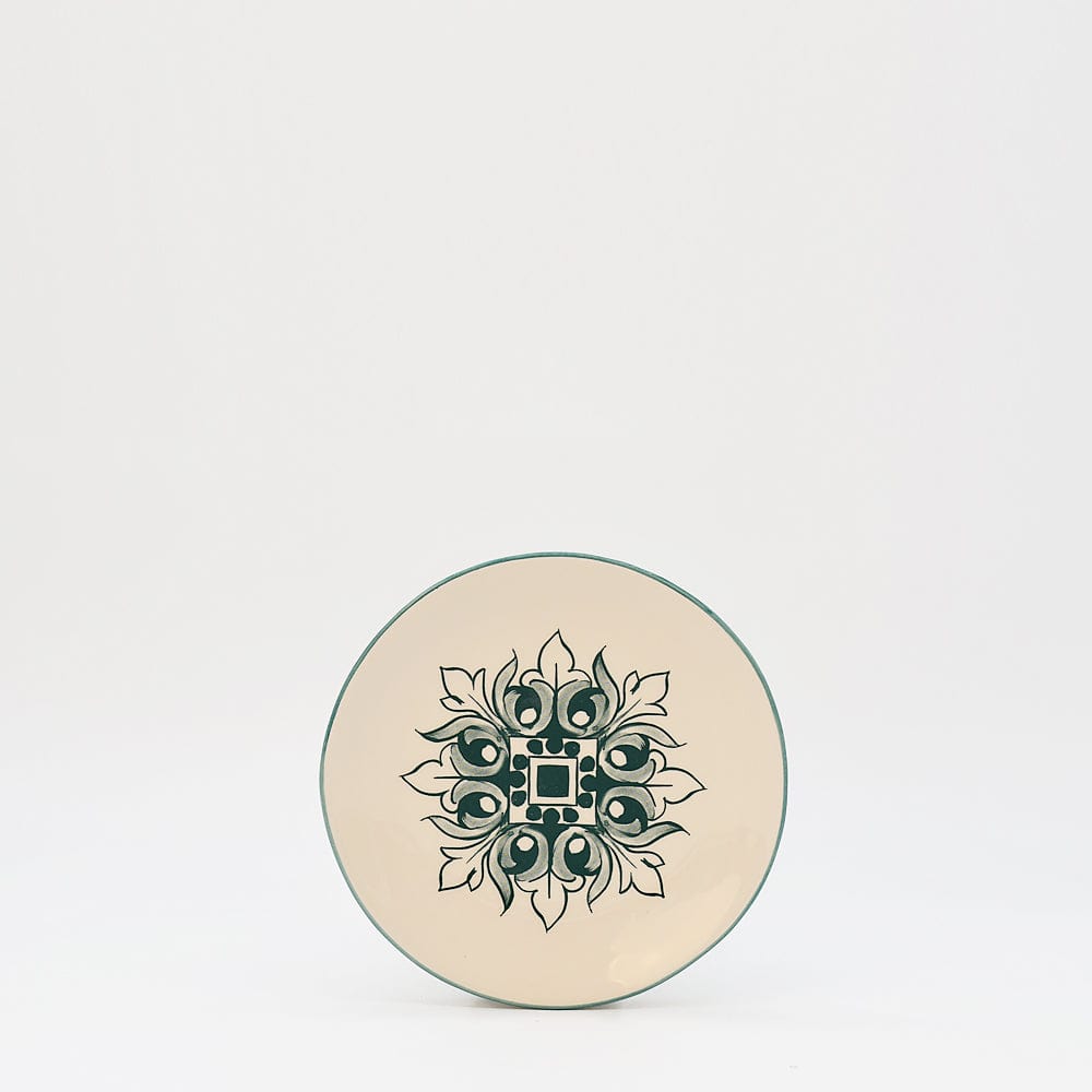 luisa-paix-o-bras-o-assiette-c-ramique-verte-15-cm image 1