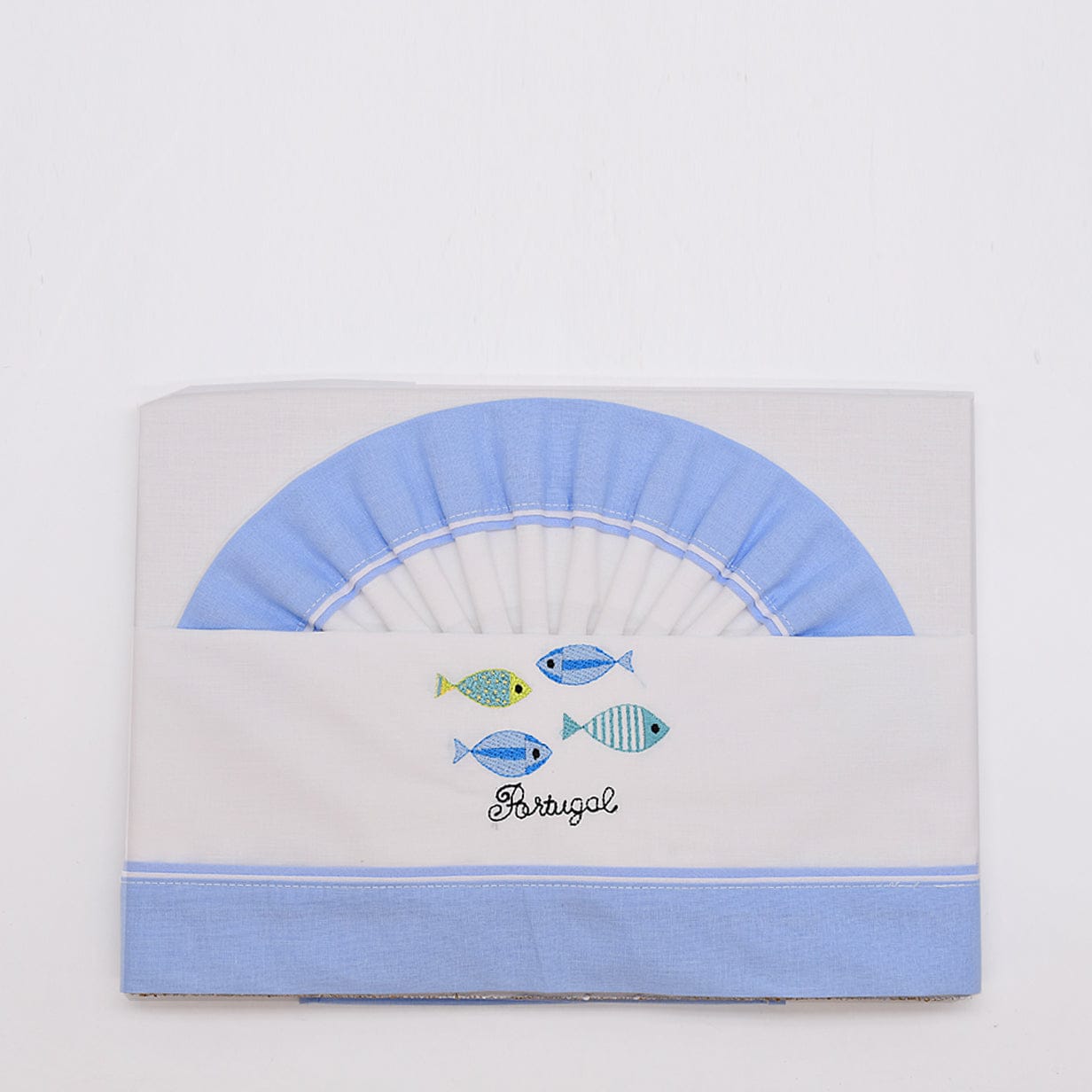 luisa-paix-o-sardinhas-parure-lit-b-b-bleu-coton image 1