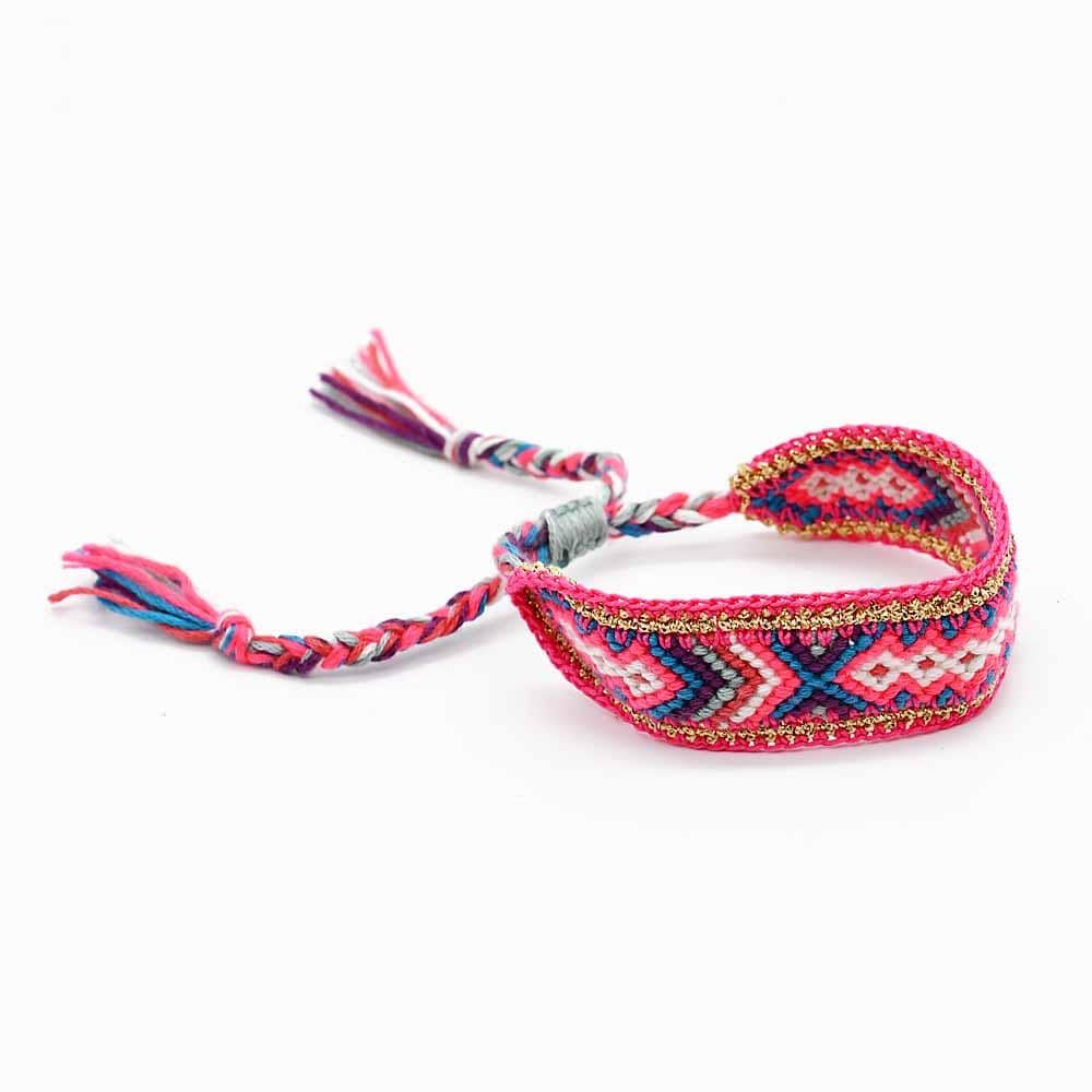 luisa-paix-o-bracelet-macram-rose-dor-18-22-cm-f-minin image 3