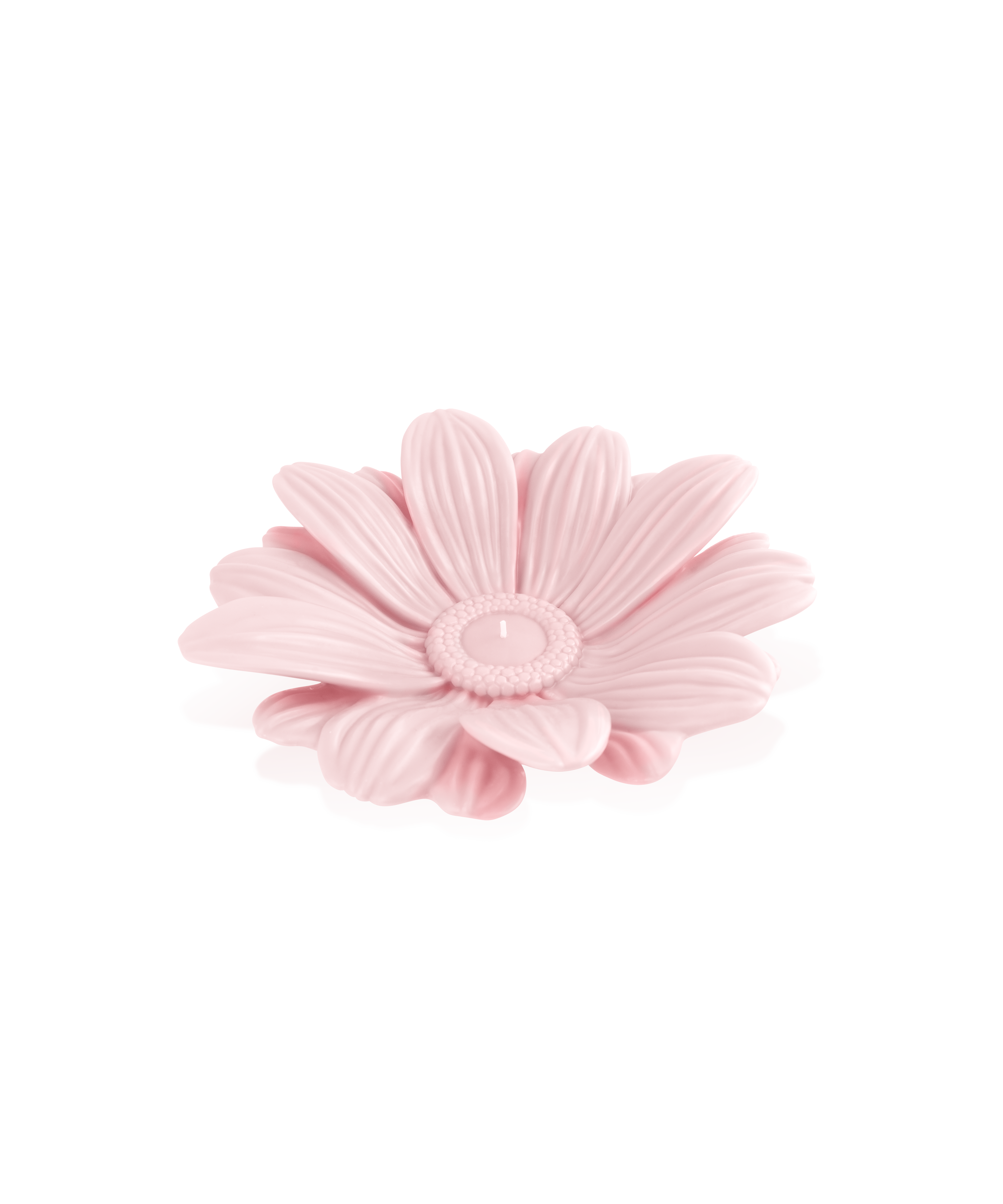 daum-art-de-la-table-or-d-abeille-bougie-fleur-rose-cire-sculpt-e image 1