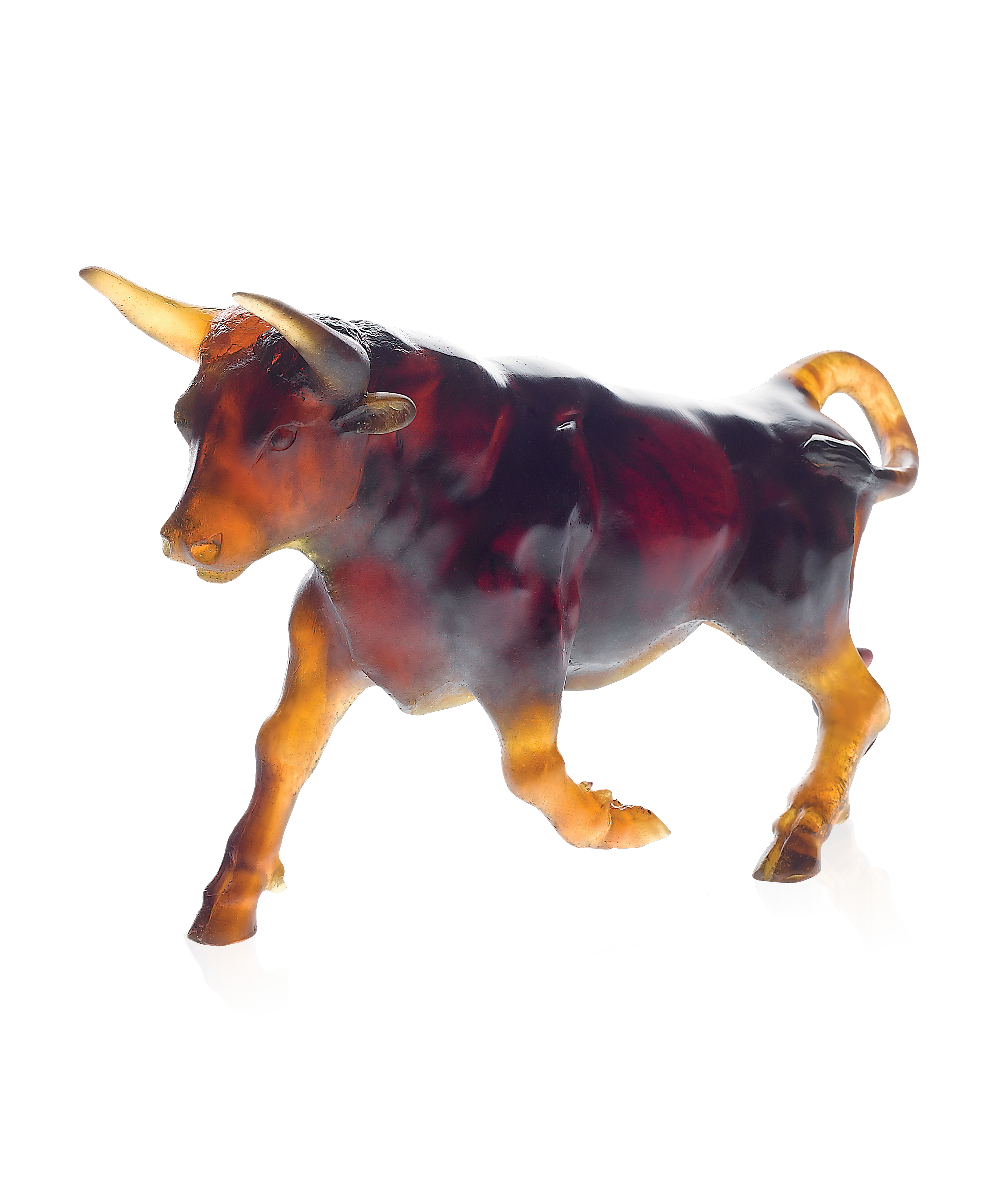 daum-univers-animalier-taureau-sculpture-cristal image 1