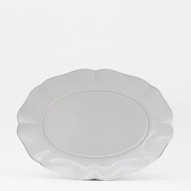 luisa-paix-o-rosa-plat-service-gr-s-30cm-blanc-bord-peint image 1