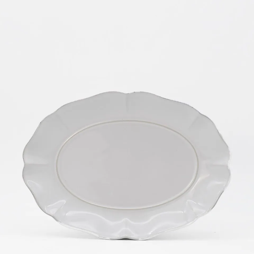 luisa-paix-o-rosa-plat-service-gr-s-30cm-blanc-bord-peint image 1