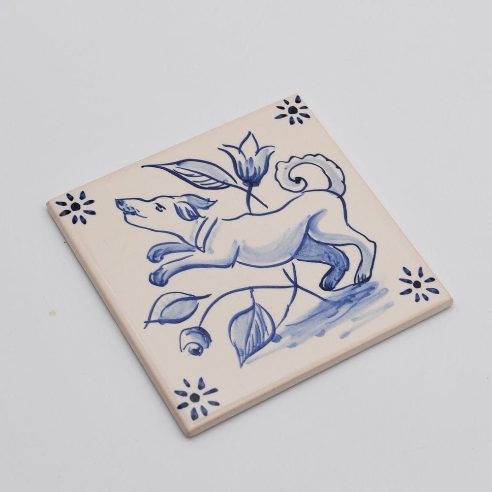 luisa-paix-o-azulejos-carreau-fa-ence-11x11-cm-motif-chien-bleu image 2