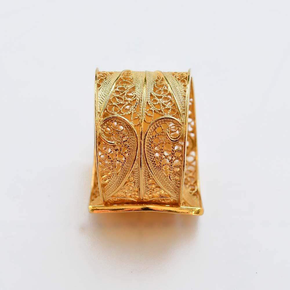 luisa-paix-o-bague-large-filigrane-argent-925-finition-or image 6