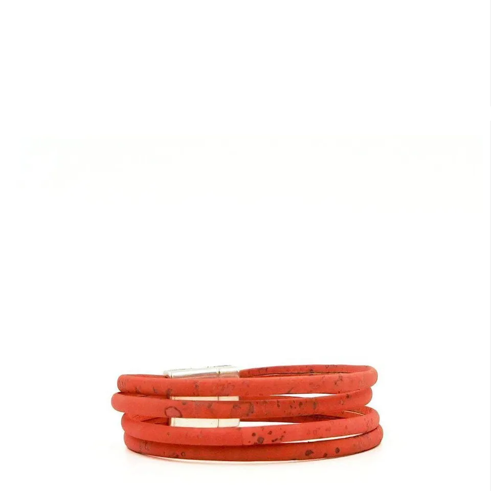 luisa-paix-o-bijoux-du-portugal-bracelet-li-ge-corail-16-5-cm image 1