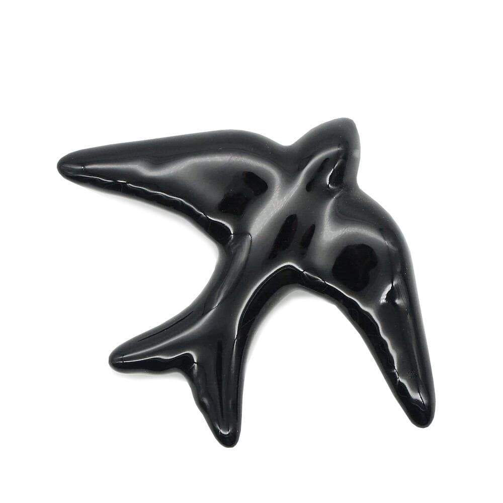 luisa-paix-o-hirondelle-traditionnelle-noire-d-co-murale-8cm image 1