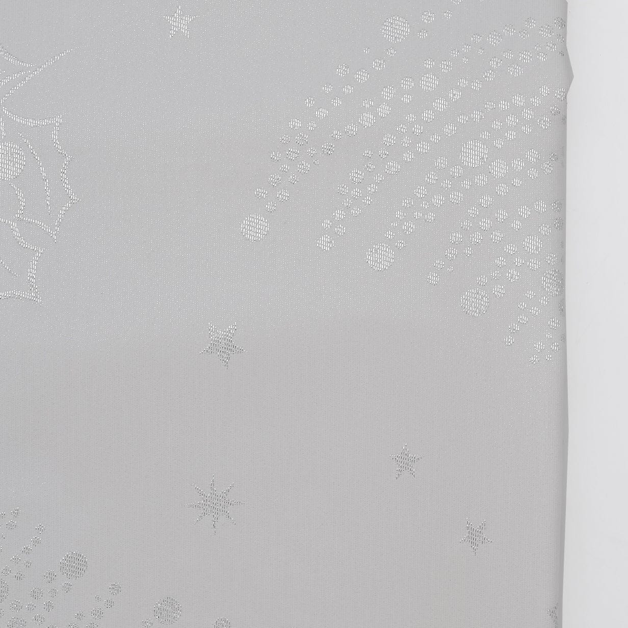 luisa-paix-o-festas-nappe-blanche-coton-motifs-argent-s image 1