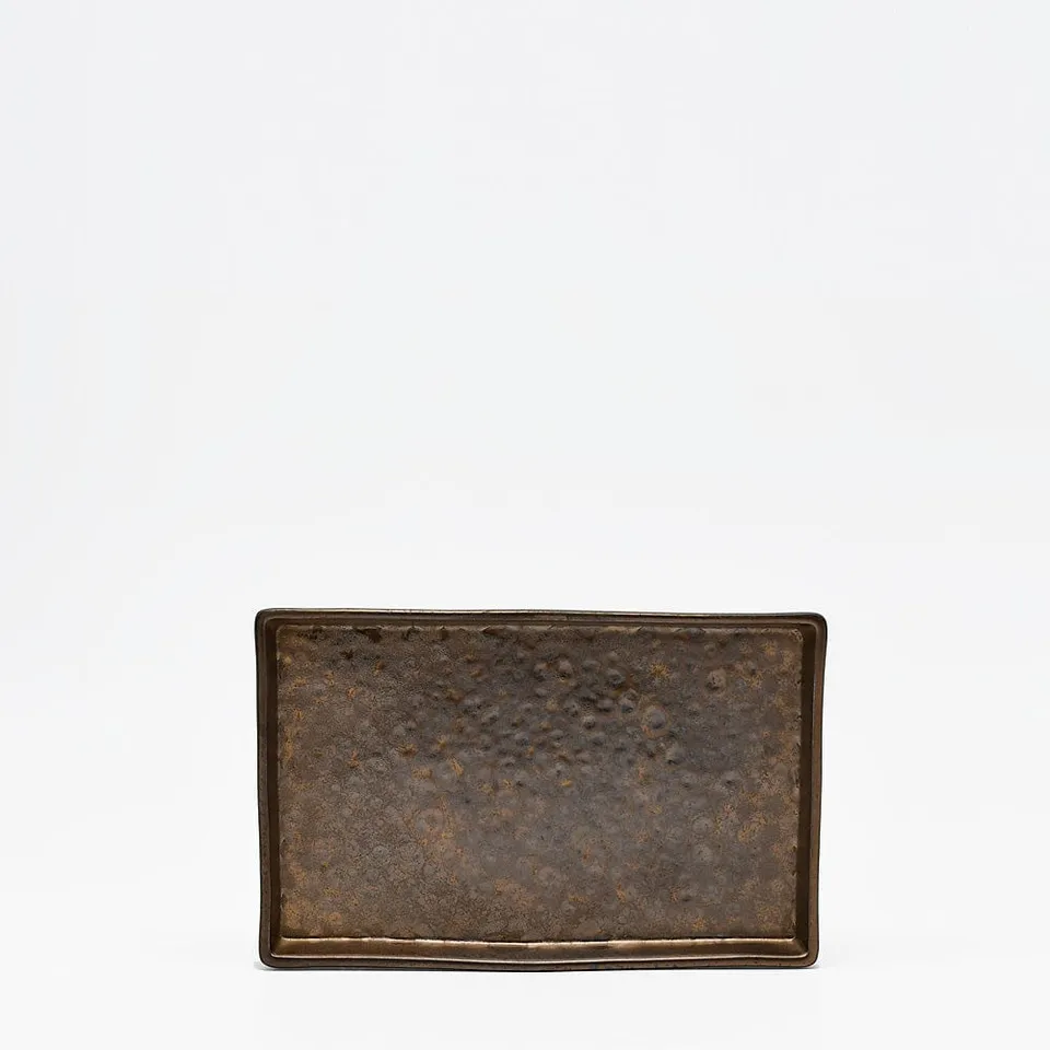 luisa-paix-o-lagoa-plat-rectangulaire-bronze-18-cm image 1