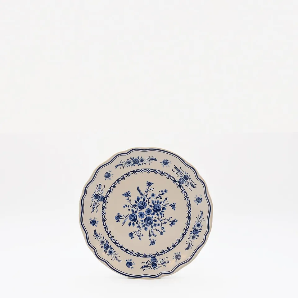 luisa-paix-o-vila-assiette-gr-s-17-cm-blanc-bleu image 1
