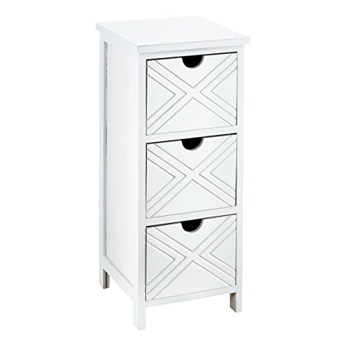 baroni-home-mobili-table-de-chevet-bois-3-tiroirs-25x25x60-cm image 7
