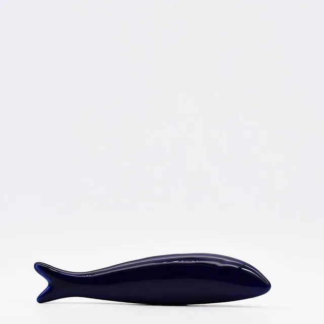 luisa-paix-o-sardine-lisse-c-ramique-bleu-cobalt-20-cm image 1