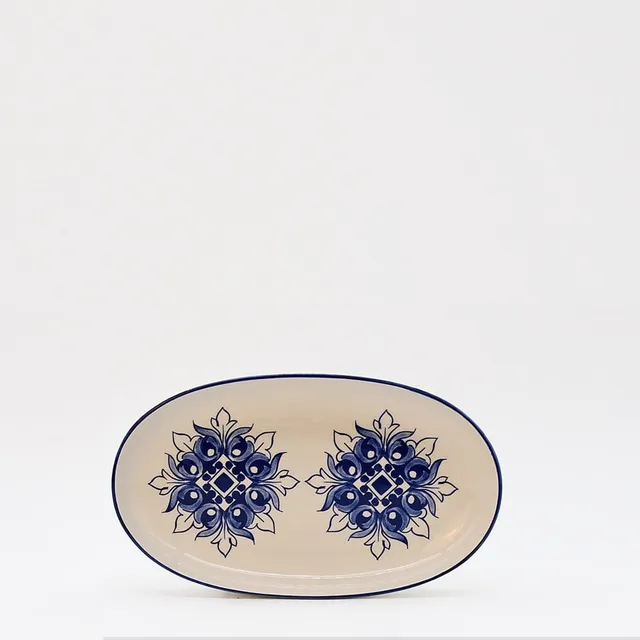 luisa-paix-o-bras-o-plat-ovale-24-cm-bleu-lave-vaisselle image 1