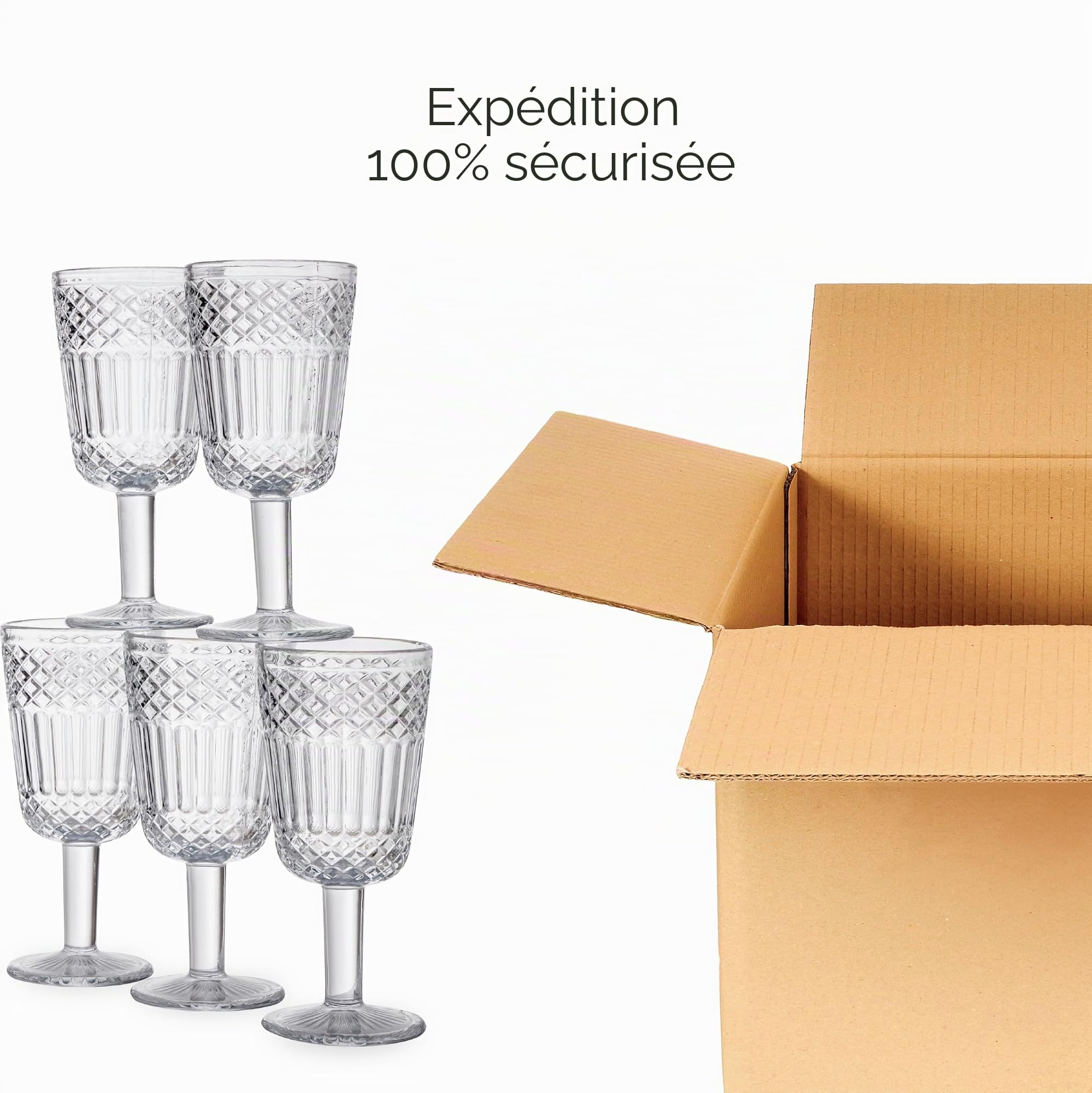 baroni-home-cucina-fl-te-verre-transparent-lot-de-6-25-cl image 5