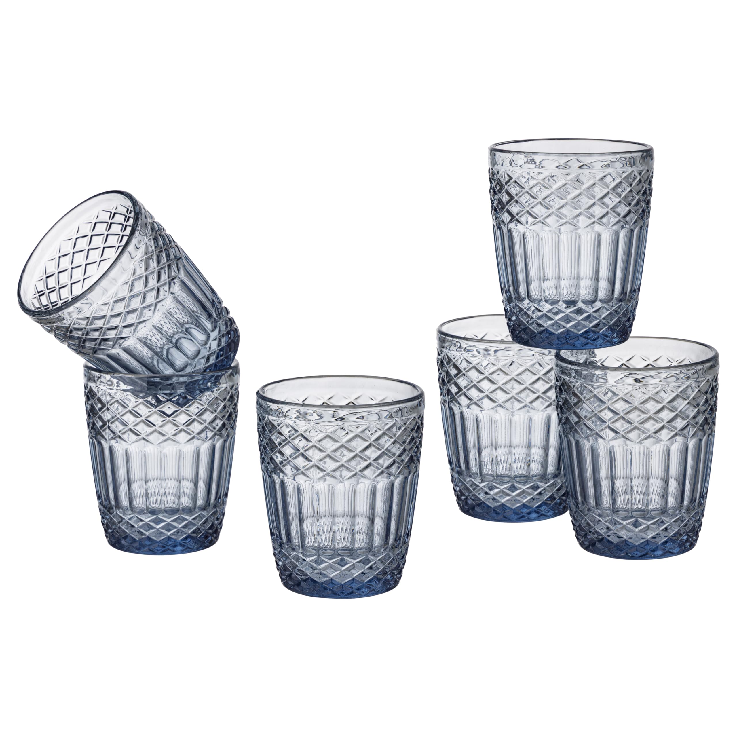 baroni-home-cucina-set-6-verres-relief-transparents-30-cl image 7