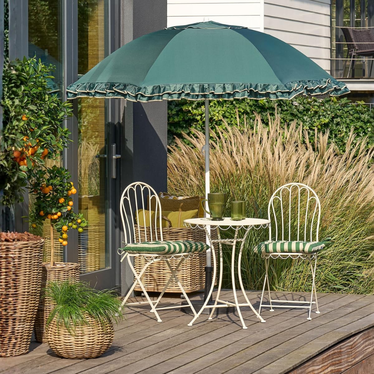 mica-decorations-parasol-inclinable-volants-vert-238x195-cm image 7
