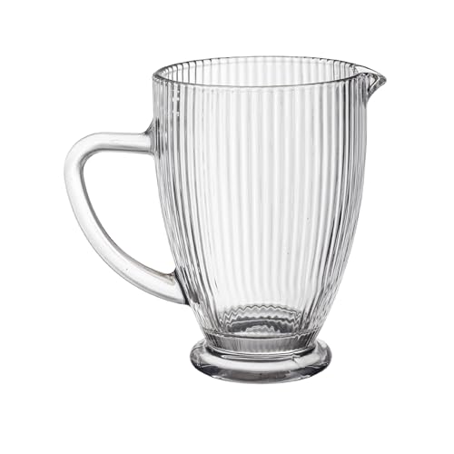 baroni-home-cucina-carafe-verre-1l-relief-transparent image 7