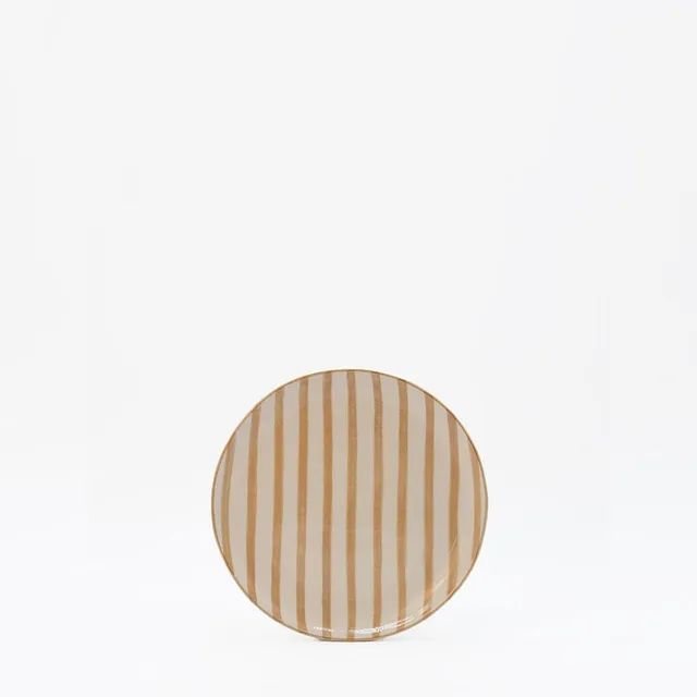 luisa-paix-o-costa-nova-mar-assiette-15cm-moka-ray-e-c-ramique image 1