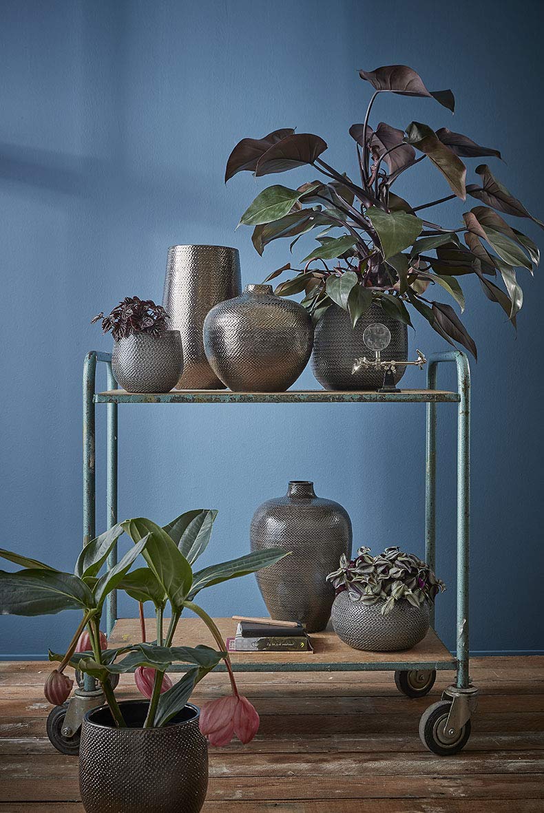mica-decorations-gabriel-pot-fleurs-c-ramique-bronze-25x29cm image 5