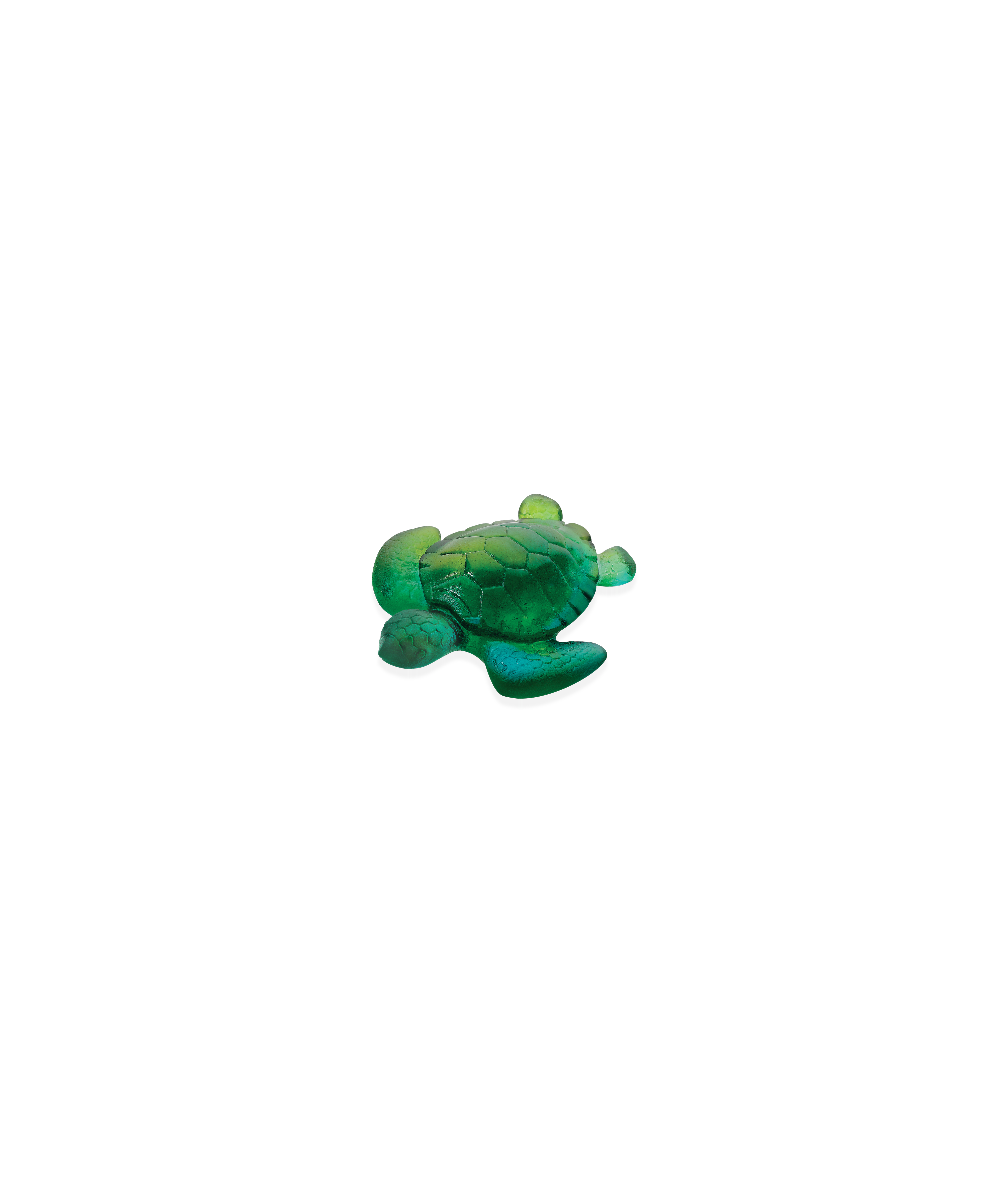 daum-univers-animalier-mini-tortue-sculpture-turquoise image 1