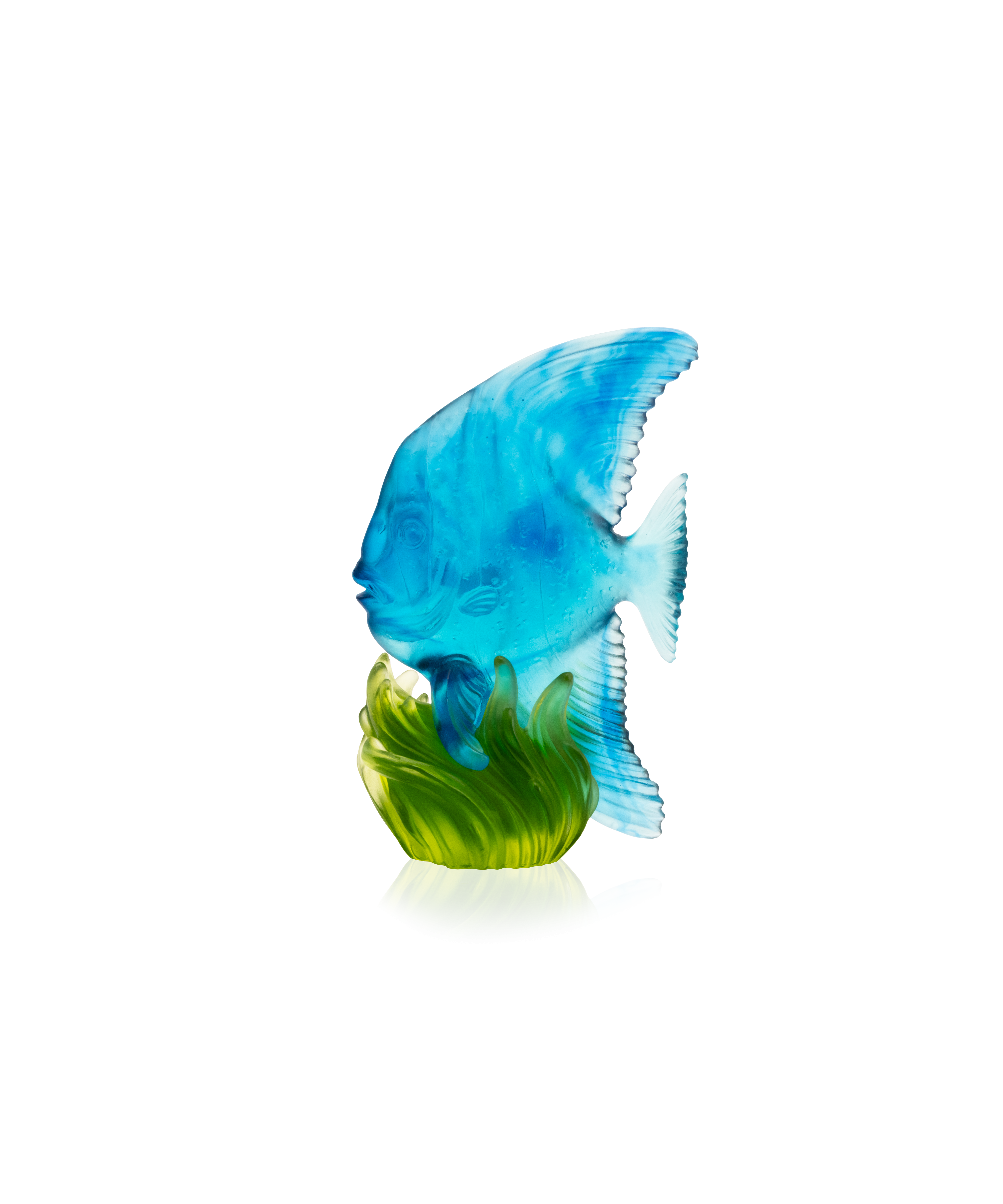 daum-maya-platax-sculpture-poisson-moyen-mod-le-bleu-vert image 1