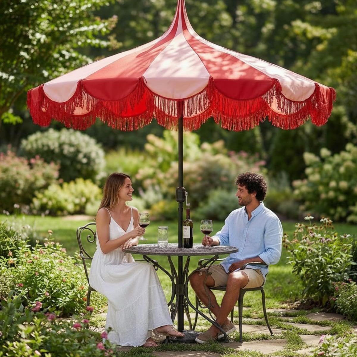 mica-decorations-kim-parasol-ray-rouge-238-x-235-cm-avec-sac image 6