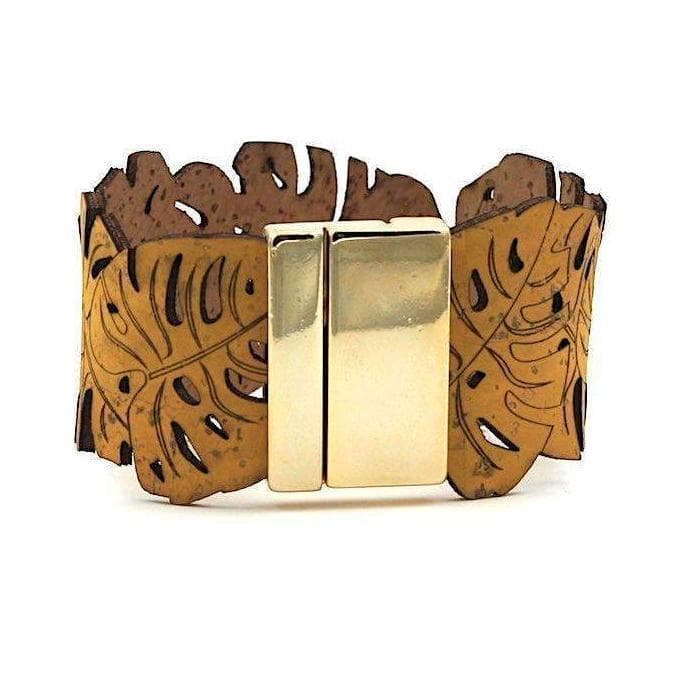 luisa-paix-o-tropic-bracelet-li-ge-jaune-16-5-cm-motifs image 3