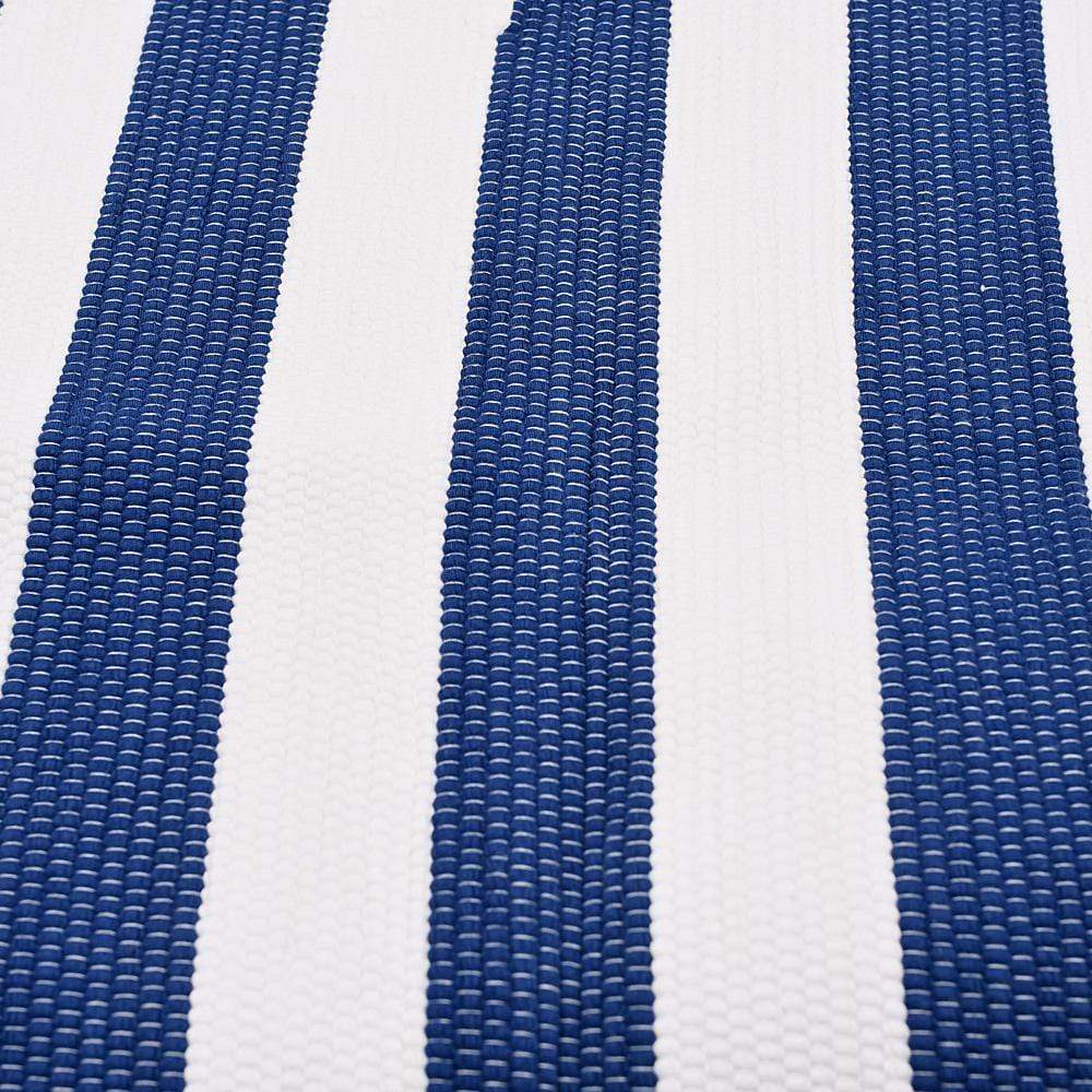 luisa-paix-o-tapis-coton-ray-bleu-100x50-fait-main image 2