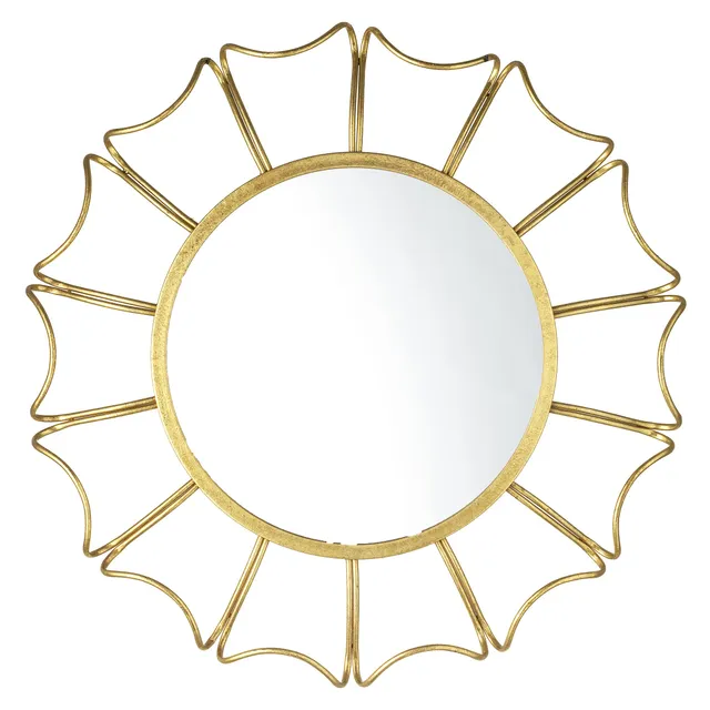 baroni-home-specchi-miroir-mural-p-tale-or-cadre-fer image 1