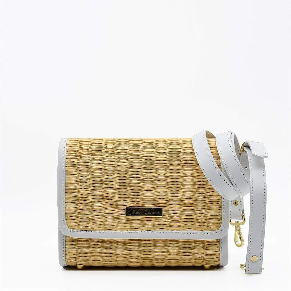 luisa-paix-o-pochette-cuir-jonc-naturel-23cm-bandouli-re image 1