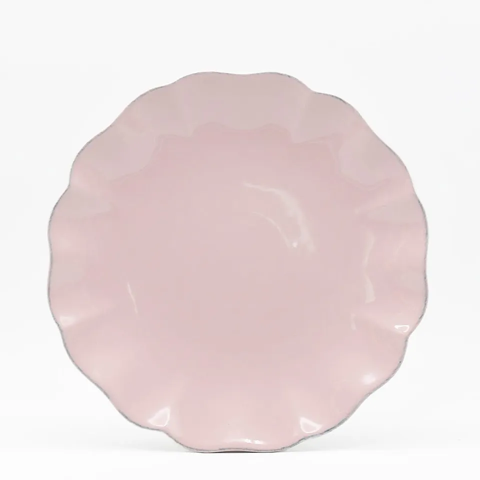 luisa-paix-o-rosa-assiette-en-gr-s-fin-rose-28cm image 1