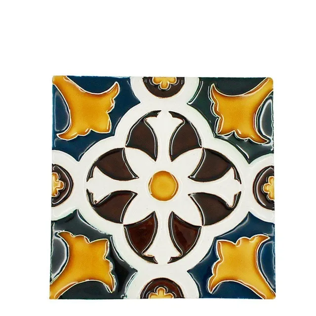 luisa-paix-o-azulejos-carreau-azulejo-relief-14x14-cm image 1