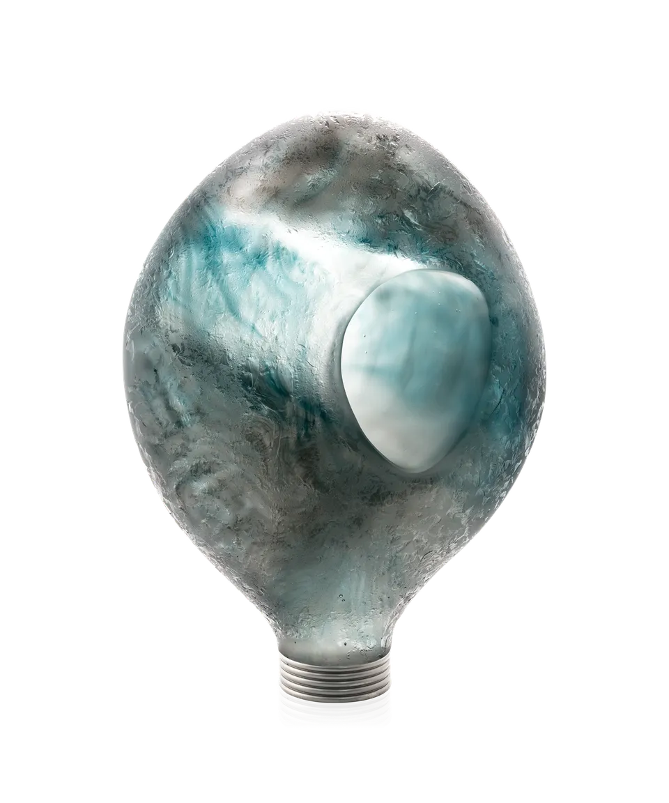daum-yeelen-azur-gerald-vatrin-sculpture-cristal-8-ex image 1
