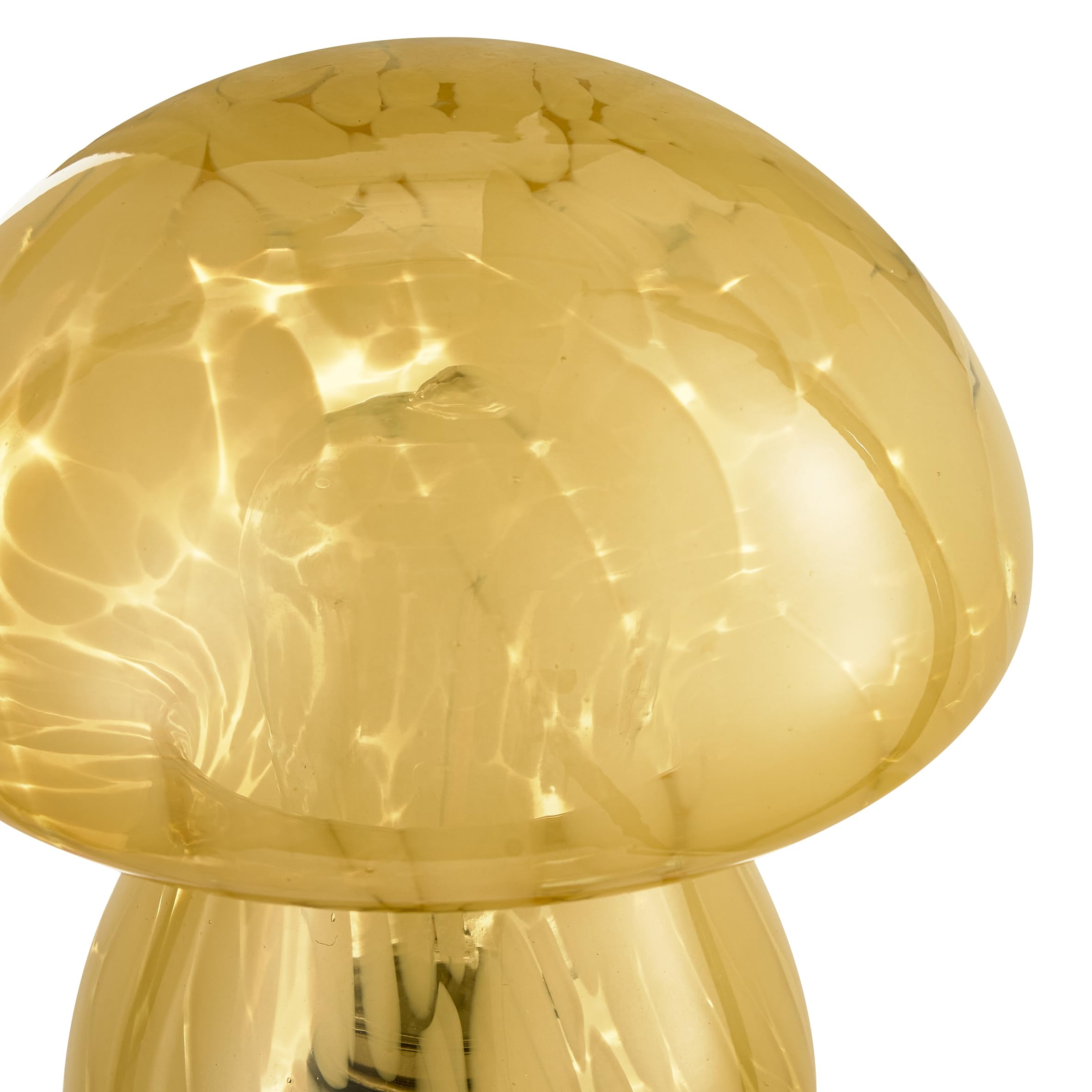 baroni-home-illuminazione-lampe-champignon-jaune-13x13x16-pile image 2