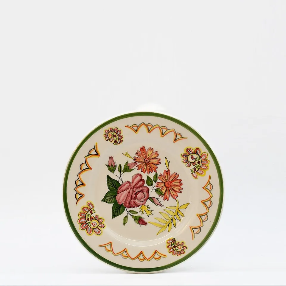 luisa-paix-o-viana-assiette-en-c-ramique-22-cm-florale image 1