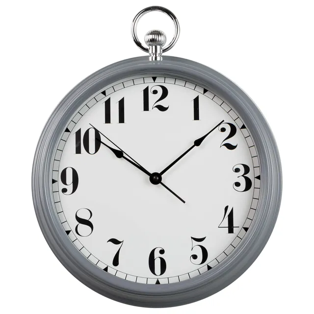 baroni-home-orologi-horloge-murale-bleue-37x40-cm image 1