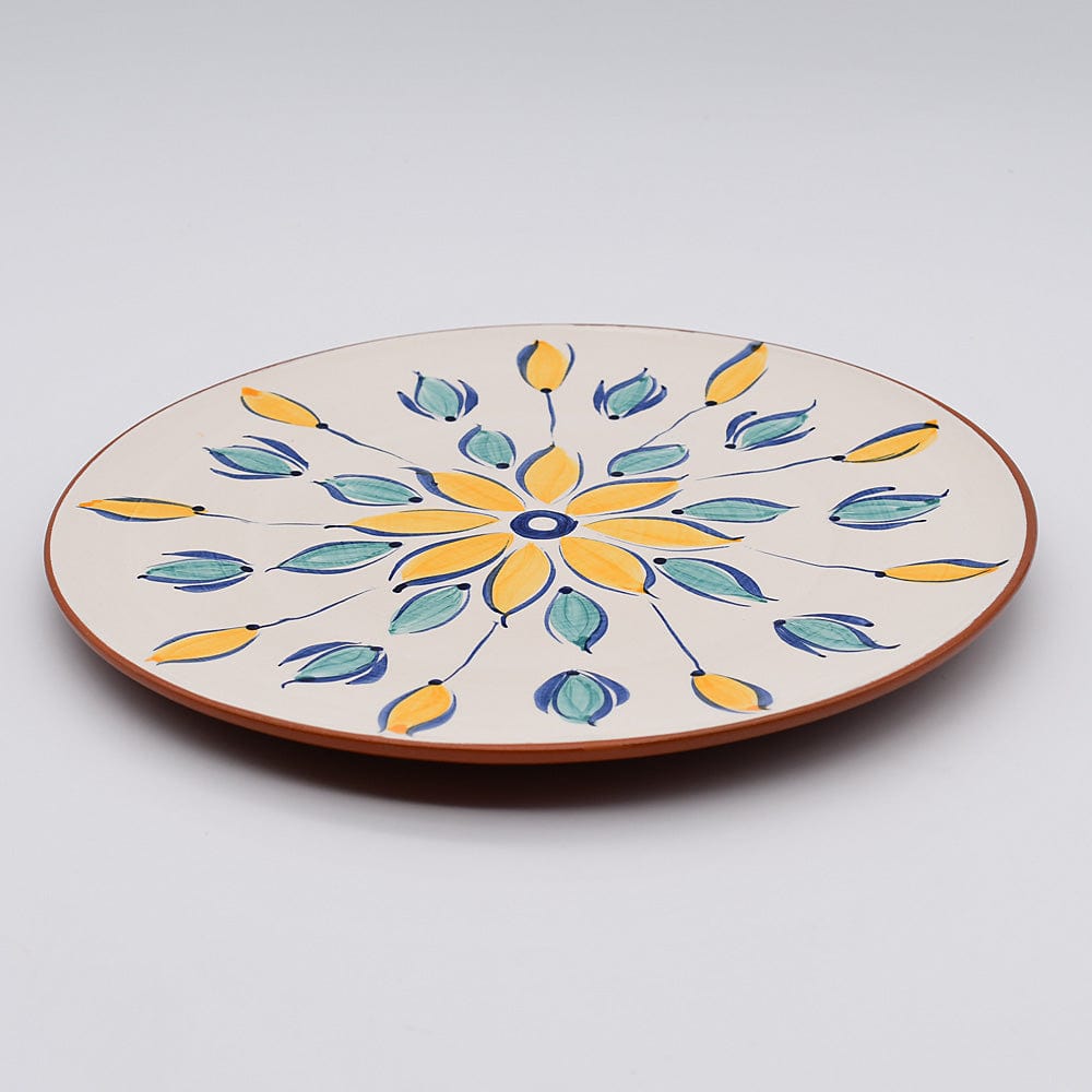 luisa-paix-o-vaisselle-portugaise-assiette-terre-cuite-23-cm-jaune image 2