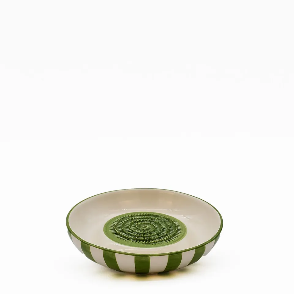 luisa-paix-o-costa-nova-mar-assiette-r-per-c-ramique-vert-12-cm image 1