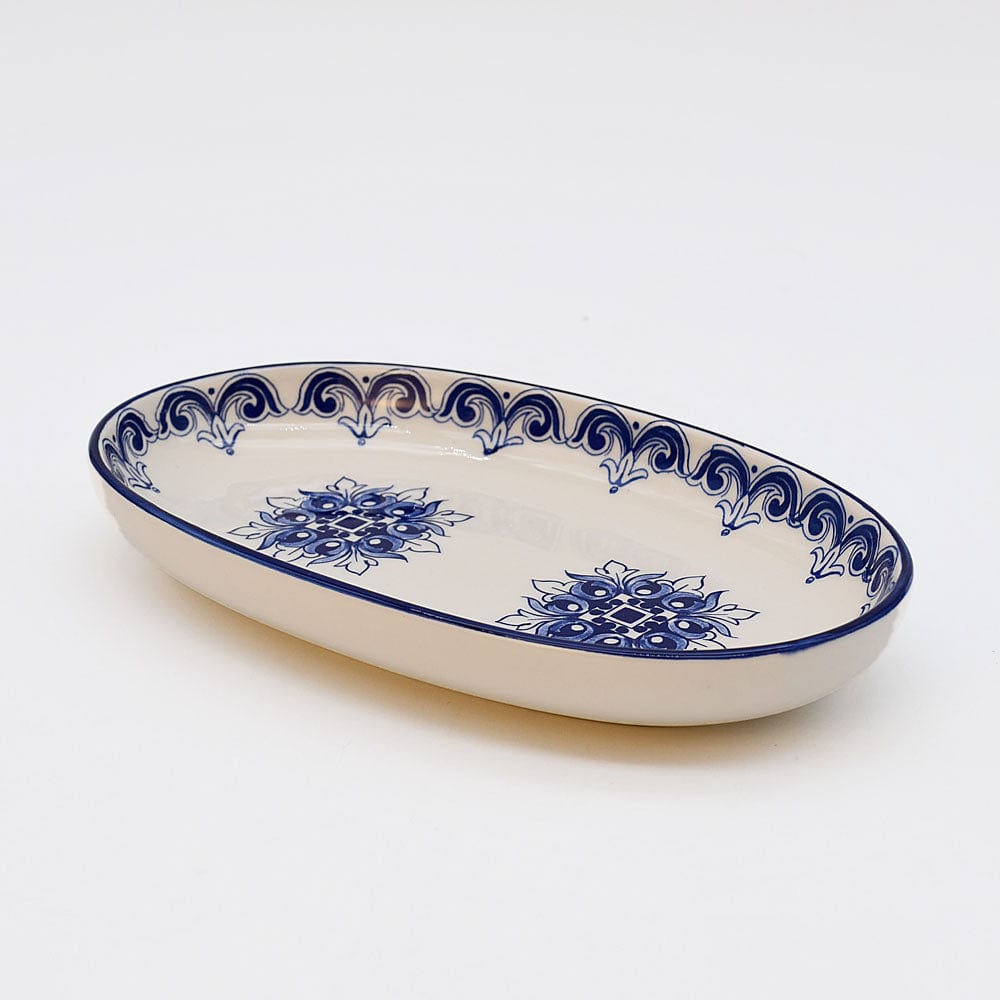 luisa-paix-o-vaisselle-plat-ovale-bras-o-c-ramique-19-cm-bleu image 2