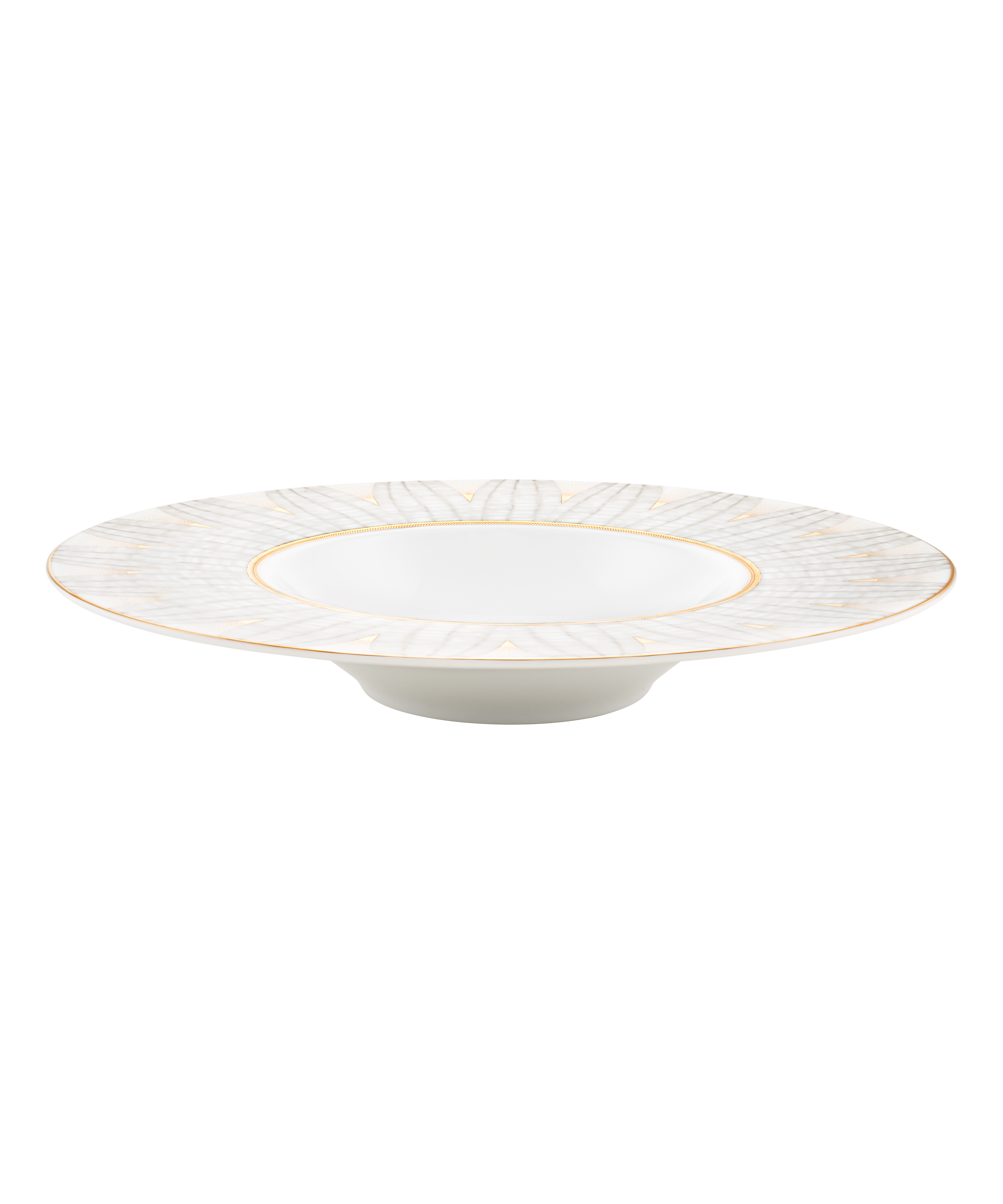 daum-art-de-la-table-or-d-abeille-coffret-2-assiettes-creuses-porcelaine image 2