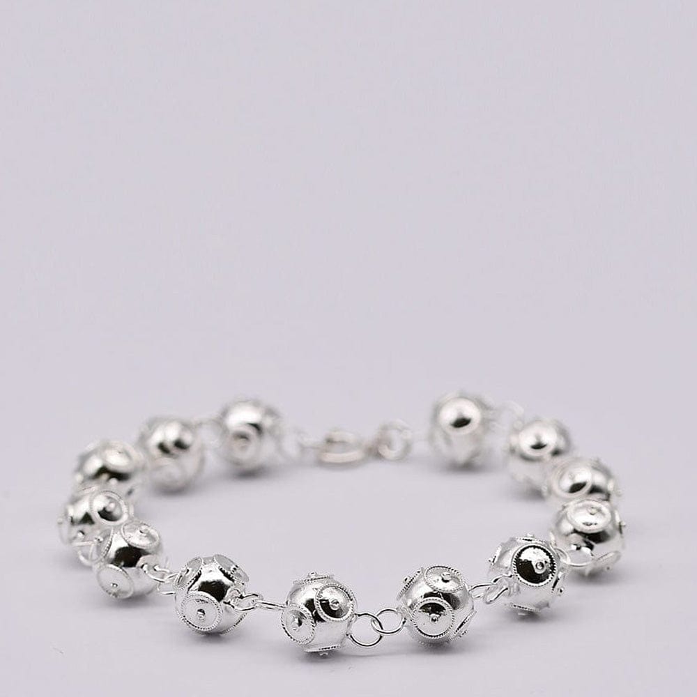 luisa-paix-o-conta-de-viana-bracelet-argent-13-perles image 1